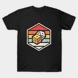 Retro Badge Dice T-Shirt